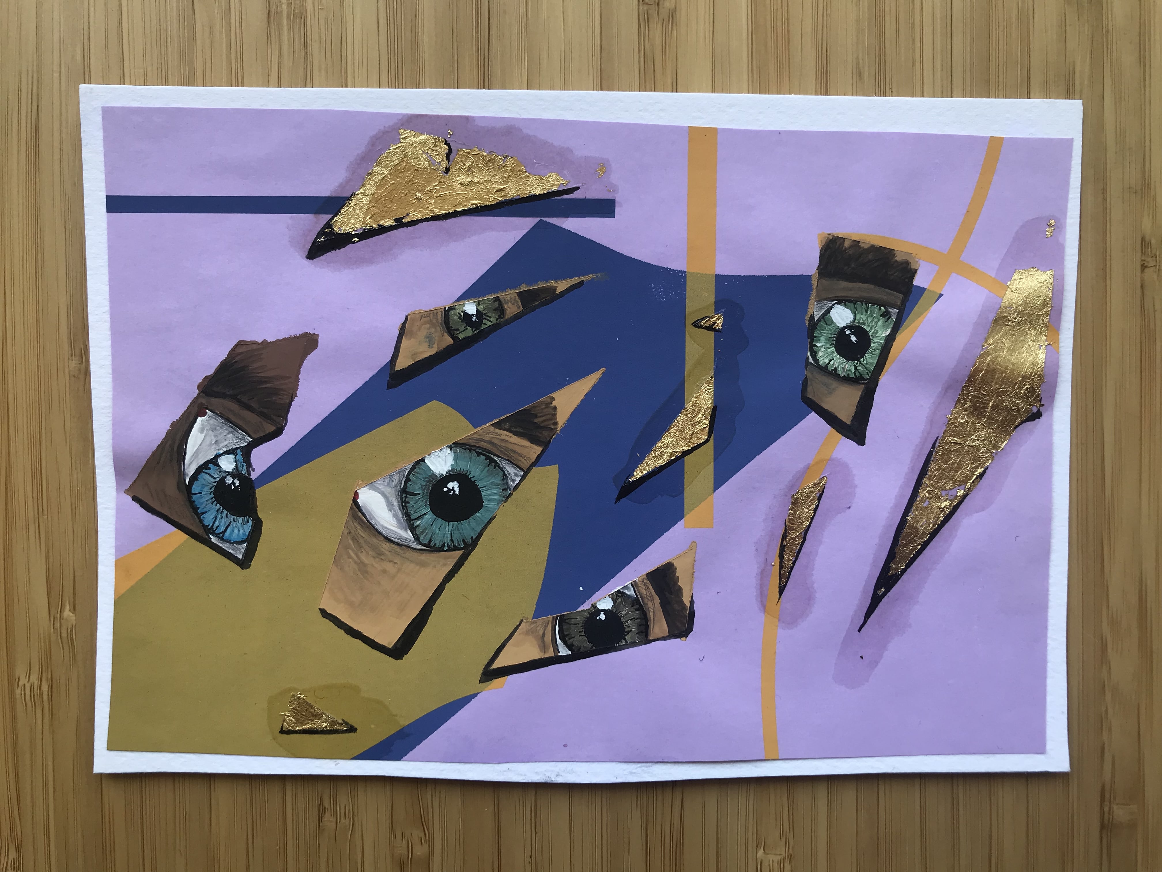 an abstract painting